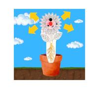 STEM Soil Moisture Sensor Kit for Beginners - DIY Light-Up Plant Water Indicator with LED, Transistor & Resistor Learning Circuit - Educational Electronics Kit