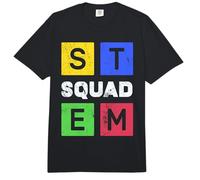 STEM Squad Back to School Science Tech Engineering & Math Comfort Colors Adult Heavyweight T-Shirt