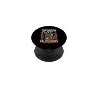 STEM Teacher Dad Coffee Code and Calculations PopSockets Adhesive PopGrip