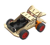 STEM Toy, Car Building Kit, Educational Race Vehicle, Self Build Assembly Parts, Hands-On Learning Activity, Home Project or School Event, 4.72x3.15x2.09 Inches, Brown Color, 1 Piece