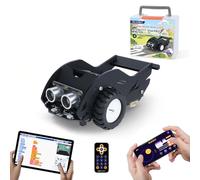 STEM Toys SharkBot Smart Car Kit Voice-Controlled ESP32 Coding Robot Robotics Kit for Kids Ages 8-12, Supports Arduino, ACECode, Programming for Classroom Home Education Birthday Gift for Boys Girls