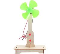 STEM Wind Power Generator Kit - Wooden DIY Physics Science Toy for Kids Ages 8+, Science Windmill Generator Kit for Kids Home and Lab Experiment