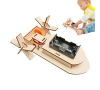 STEM Wooden Kit - 25pcs Science Educational Toy Motor Skills Development Game | Preschool Preschool Lab Home Playroom Activity