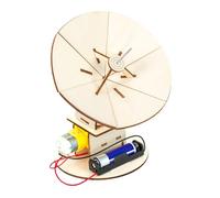 STEM Wooden Radar Kit - Educational Puzzle Toy, DIY Mechanical Model Enhances Cognitive Skills And Curiosity | Safe Wooden Assembly Kit For Children | Perfect For Preschool Science, Classroom Learning