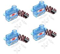 Stemedu GH-S37D Ultra-Light Micro Servo - Mini Small 3.7g Digital Servo Motor for RC Car Plane Helicopter & Boat for Arduino, Raspberry Pi, Pack of 4