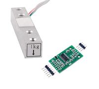 Stemedu Load Cell 1KG AD Amplifier HX711 Breakout Board Portable Kitchen Scale Weight Sensor Module Weighing for Arduino Raspberry Pi