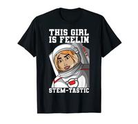 Steminist Girl Science Women Advocate STEM Student Geek T-Shirt