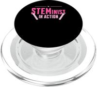 STEMinist in Action STEM Microbiology Lab Techs PopSockets PopGrip for MagSafe