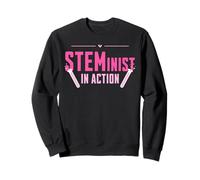 STEMinist in Action STEM Microbiology Lab Techs Sweatshirt