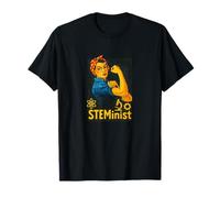Steminist Rosie The Riveter Retro Feminist T-Shirt