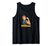 Steminist Rosie The Riveter Retro Feminist Tank Top