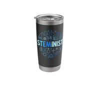 Steminist - STEM Science, Tech, Engineering, Mathematics Fan Stainless Steel Insulated Tumbler