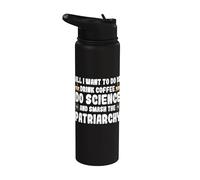 Steminist Women Advocate STEM Student Science Coffee Lover Stainless Steel Insulated Water Bottle