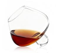 Stemless Wine Glasses, 235Ml Modern Hemisphere Bottom Rotating Glassware, Rolling Whiskey Wine Glasses, Geometric Tilting Design, Stem Less Anti Rocking Cup, Drinking Tumblers for Wiskey Wine (1pc)