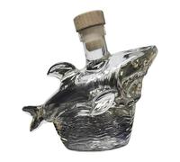 Stemless Wine Glasses, Creative Built-in Shark-Shaped Transparent Wine Glass Set, Whiskey Glass for Parties, Bars, Gatherings