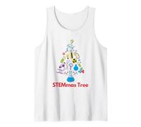 STEMmas Tree | STEM Christmas | Science Christmas | PCR Tank Top