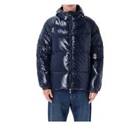 Sten Hooded Down Jacket - male - Pyrenex - Down Jackets - Blue - M - Jackets M
