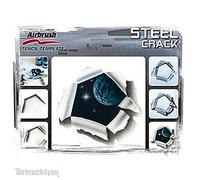 Stencil A4 airbrush Steel Crack Harder&Steenbeck
