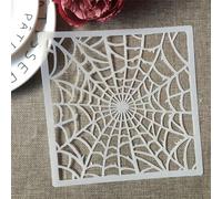 Stencil for Painting,20x20cm Size Spider Web Net Reusable Stencils for Painting on Wood,Wall,Furniture,Fabric,Rock,Chalkboard,Sign,Tile,DIY Art Projects