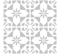 Stencil It Block Daisy Reusable Tile Stencil For Walls, Floors, Patio And Furniture 60Cm(L) 60Cm(W)