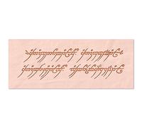 Stencil Stop One Ring to Rule Them All Stencil - Reusable for DIY Projects, Painting, Drawing, Crafts - 14 Mil Mylar Plastic (9 x 2.63 inches)