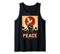 Stencil Style Street Art Activism Poster Graphic Tank Top