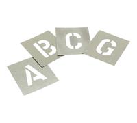 Stencils 27 Piece Zinc Letter Stencil Set in Wallet 2"
