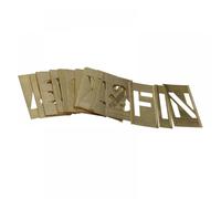 Stencils Set of Pp Brass Locking Stencils - Figures 1in