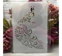 Stencils for Crafts Reusable,26x17cm Flower Leaves Line Stencils for Painting,Drawing Templates for Painting on Wood, Wall, Furniture Style 9