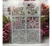 Stencils for Crafts Reusable,26x17cm Flower Leaves Line Stencils for Painting,Drawing Templates for Painting on Wood, Wall, Furniture Style 2