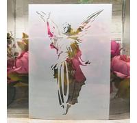 Stencils for Crafts Reusable,A4 29cm Angel GoddessStencils for Painting,Drawing Templates for Painting on Wood, Wall, Furniture