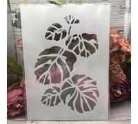 Stencils for Crafts Reusable,A4 29cm Big Wide Leaves Stencils for Painting,Drawing Templates for Painting on Wood, Wall, Furniture