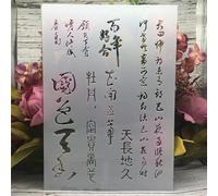 Stencils for Crafts Reusable,A4 29cm Chinese Poem Calligraphy Stencils for Painting,Drawing Templates for Painting on Wood, Wall, Furniture
