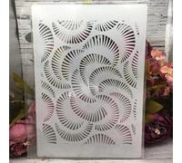 Stencils for Crafts Reusable,A4 29cm Leaves Texture Stencils for Painting,Drawing Templates for Painting on Wood, Wall, Furniture Style F