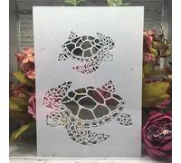 Stencils for Crafts Reusable,A4 29cm Vintage Mail Letter Paragraph Stencils for Painting,Drawing Templates for Painting on Wood, Wall, Furniture Style H