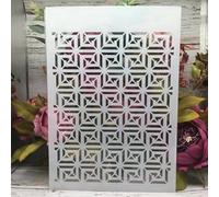 Stencils for Crafts Reusable,A4 29cm Vintage Mail Letters Envelop Stencils for Painting,Drawing Templates for Painting on Wood, Wall, Furniture Style M