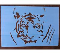 Stencils for Painting,26x18cm Animal Tiger Stencil for Painting on Wood,Wall,Canvas,Fabric,Rock,Sign,DIY Craft Art Projects Pattern A