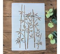 Stencils for Painting, 7 x 10.2 Inch Gear Wheel Mechanic Reusable Plastic Stencils for Hollow Painting DIY Wood Wall Home Decor Style B