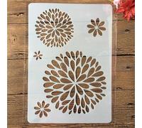 Stencils for Painting, A4 29x21cm Girl Perfume Car Chinese Words Reusable Stencils for Painting on Wood Canvas Furniture Floor, DIY Art Supplies Décor Style 4