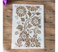 Stencils for Painting,A4 29x21cm Letter Cake Stencil for Painting on Wood,Wall,Canvas,Fabric,Rock,Sign,DIY Craft Art Projects