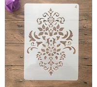 Stencils for Painting,A4 29x21cm Size Flowers Stencil for Painting on Wood,Wall,Canvas,Fabric,Rock,Sign,DIY Craft Art Projects