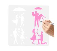 Stencils for Painting - Craft Template Design | Reusable Painting Stencils | Botanical Stencil Set for Wall Art, Canvas, DIY Projects, Home Decoration and Daily Creative