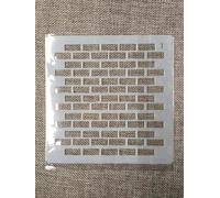 Stencils for Painting on Wood,13cm Wall Brick Reusable Drawing Templates Stencils for Painting on Wall,Card Making Supplies,Home Décor