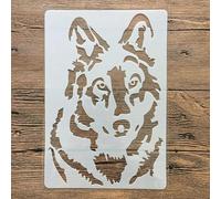 Stencils for Painting on Wood,A4 21x29cm Animal Dog Reusable Layering Stencils for Painting DIY Craft on Wood Wall Home Decor Scrapbook Coloring Template