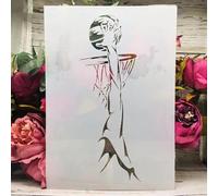 Stencils for Painting on Wood,A4 29cm Basketball Lay Up Templates for Drawing Card Making,Reusable Stencils for Canvas Furniture Paper Crafts
