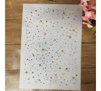 Stencils for Painting on Wood,A4 29cm Leaf Geometry Reusable Drawing Templates Stencils for Painting on Wall,Card Making Supplies,Home Décor Style H