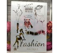 Stencils for Painting on Wood,A4 Fashion Lady Templates for Drawing Card Making,Reusable Stencils for Canvas Furniture Paper Crafts
