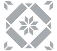 Stencils Stencil It Victoriana Reusable Tile Stencil For Walls, Floors, Patio And Furniture 60Cm(L) 60Cm(W)