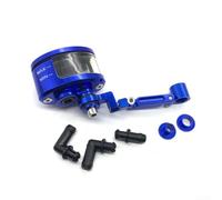 Stent Bracket Designed for Motorcycle Brake and Clutch Master Cylinder Reservoir Mounting on Handlebar for CNC Applications (Bule)