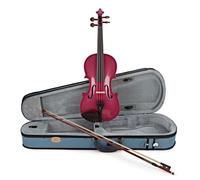 Stentor Harlequin Violin Outfit Raspberry Pink 1/4